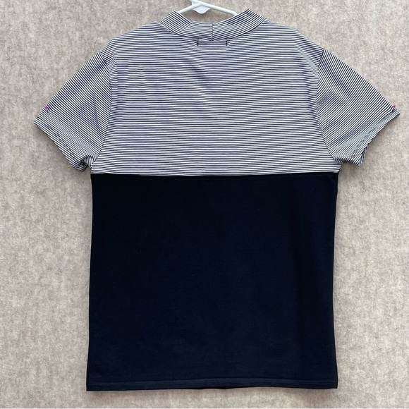 Women's Striped Sweetheart Top with Cap Sleeves L Juniors - Picture 2 of 4